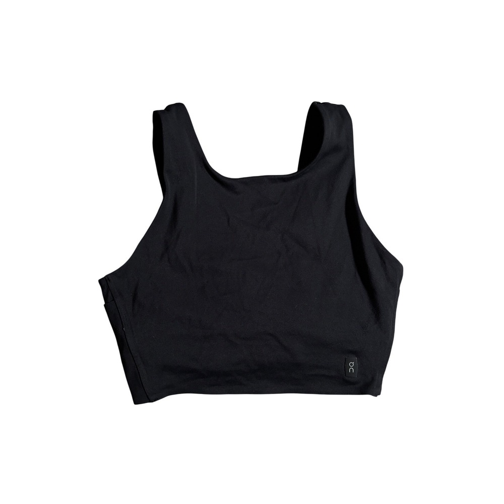 On Running Core 2-in-1 Crop Tank Top Womens XS Black Athletic Running Vest